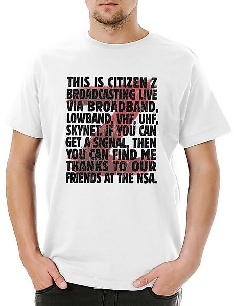 Urban Backwoods Print-Shirt Citizen Z Speach Herren T-Shirt Z Zombie Sign L günstig online kaufen
