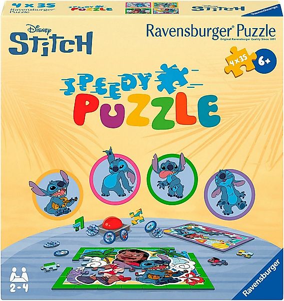 Ravensburger Puzzle Speedy Puzzle, Disney Stitch, Stitch, 140 Puzzleteile, günstig online kaufen