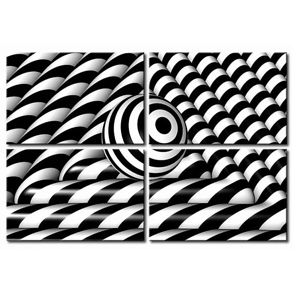 Leinwandbild Zebra - Abstraktion  XXL günstig online kaufen