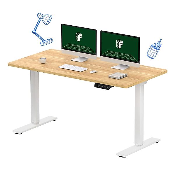 FLEXISPOT Schreibtisch Sitz-Steh-Tisch mit Memory-Funktionen (Dual-Motor günstig online kaufen