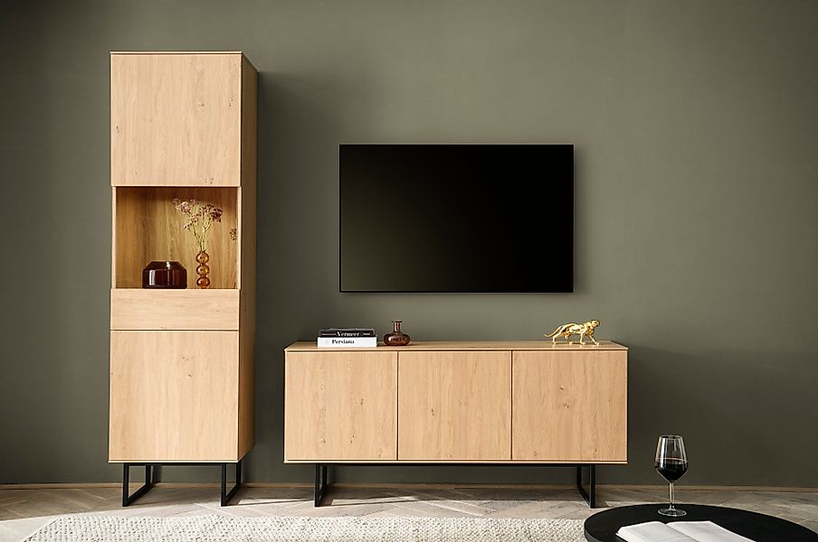 Home affaire Wohnwand Lund, moderne Anbauwand, günstig online kaufen