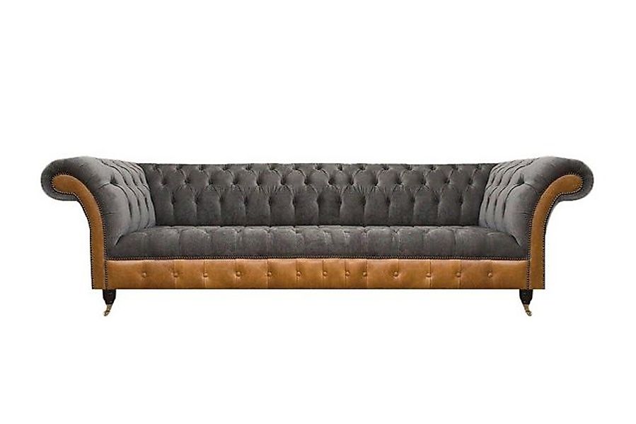 JVmoebel Chesterfield-Sofa Luxuriöser Chesterfield 4-Sitzer Designer Viersi günstig online kaufen