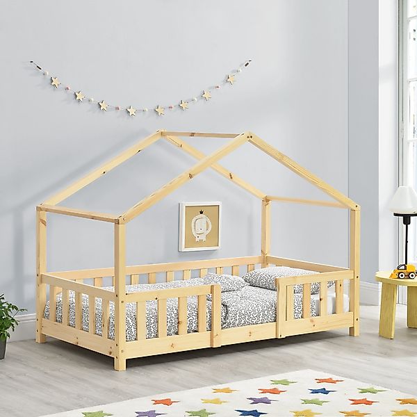 en.casa Kinderbett, »Treviolo« Haus-Optik Montessori 70x140 günstig online kaufen