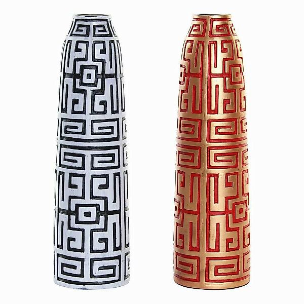 Vase Dkd Home Decor Blau Rot Harz Orientalisch (2 Pcs) (10 X 10 X 36 Cm) günstig online kaufen