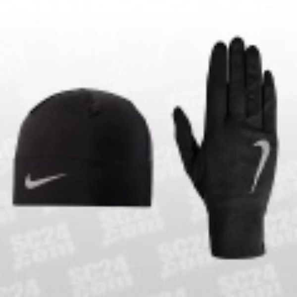 Nike Run Dry Hat and Glove Set schwarz Größe UNI günstig online kaufen