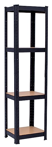 SCHULTE Regalwelt Schwerlastregal mit 4 MDF-Böden, 180x50x50 cm (HxBxT), 15 günstig online kaufen
