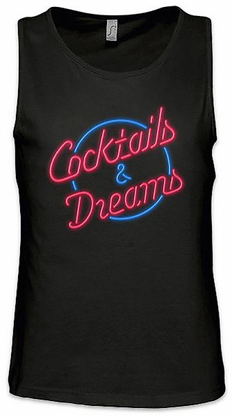 Urban Backwoods Tanktop Cocktails & Dreams Ärmelloses T-Shirt Cocktail 80s günstig online kaufen