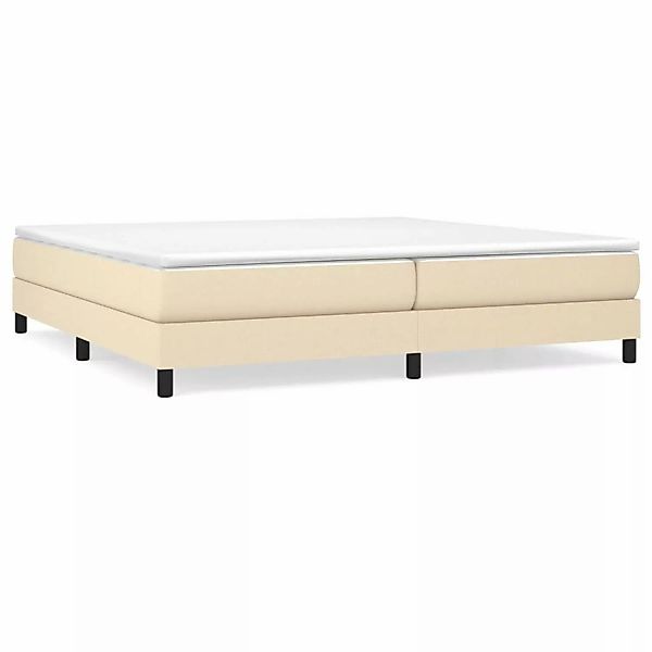 Vidaxl Boxspringbett Creme 200x200 Cm Stoff günstig online kaufen