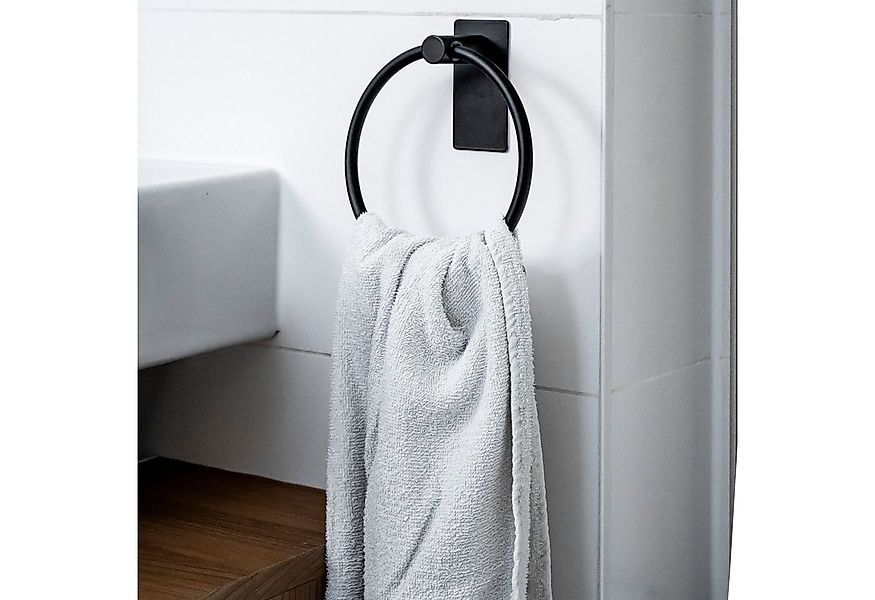 ELMOWO Handtuchring ohne Bohren für Badezimmer & Gäste-WC, Handtuchhalterun günstig online kaufen