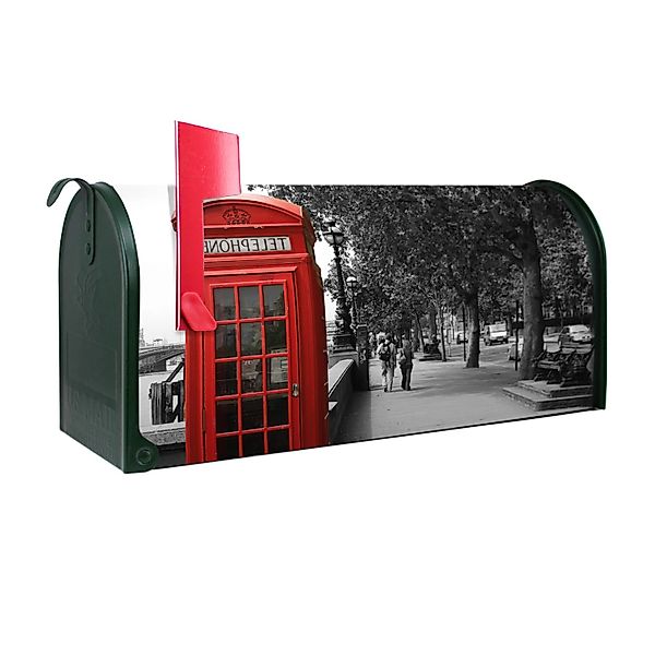 Banjado Amerikanischer Briefkasten Grün 48x22x16cm US Mailbox Letterbox Pos günstig online kaufen