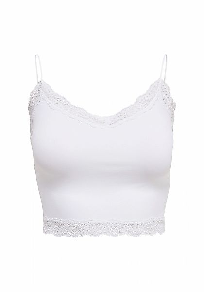 ONLY T-Shirt "T-Shirt ONLVICKY LACE SEAMLESS CROPPED TOP 1er Pack" günstig online kaufen