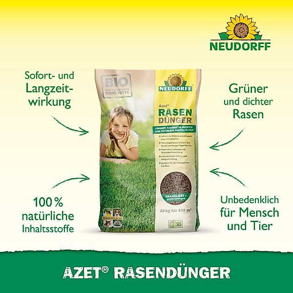 Neudorff Rasendünger Azet RasenDünger 10 kg günstig online kaufen
