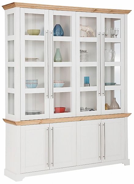 Home affaire Vitrine "Meliss", aus massiver Kiefer, FSC zertifiziert, Breit günstig online kaufen
