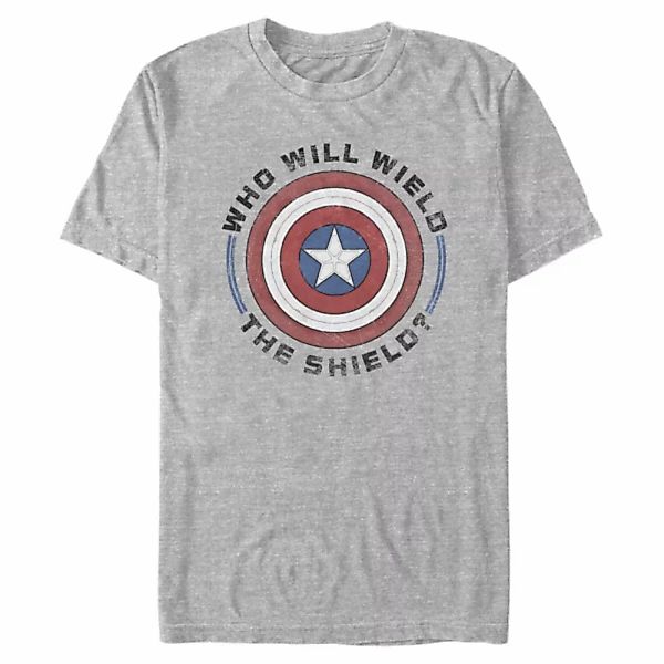 Marvel - The Falcon and the Winter Soldier - Logo Wield Shield - Männer T-S günstig online kaufen