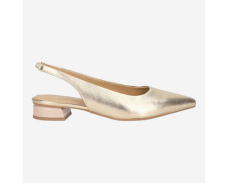 Maripé Maripé INGRID V.4 PLATINO, Peeptoes & Slingpumps, Gold, Damen Peepto günstig online kaufen