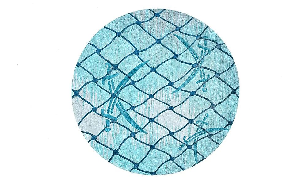 SANSIBAR Sylt Webteppich  Keitum ¦ blau ¦ Baumwolle ¦ Maße (cm): B: 160 H: günstig online kaufen