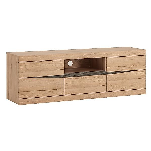 Lomadox Lowboard SANFORD-129, San Remo Eiche günstig online kaufen