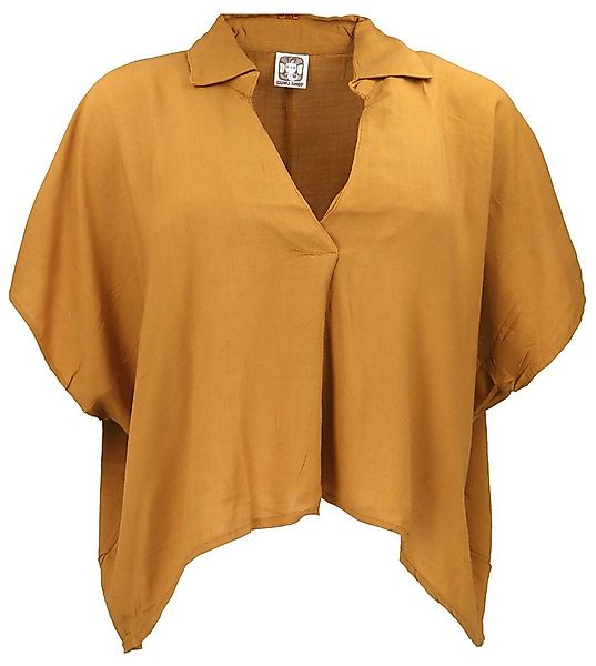 Guru-Shop Longbluse Weites Boho Blusentop mit Fledermausärmeln,.. alternati günstig online kaufen