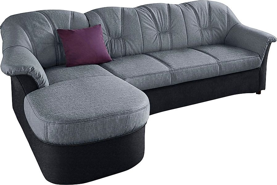 DOMO collection Ecksofa »Flores Schlafsofa, B/T/H: 233/142/86 cm, L-Form«, günstig online kaufen