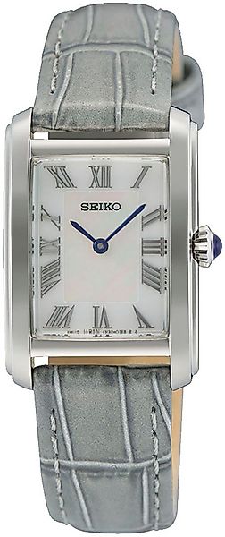Seiko Quarzuhr SWR099P1, Armbanduhr, Damenuhr, Lederarmband, günstig online kaufen