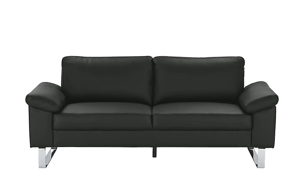 Max Schelling Ledersofa aus Echtleder Maximum ¦ schwarz ¦ Maße (cm): B: 204 günstig online kaufen