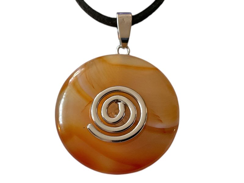 Steinfixx® Lange Kette echter Edelsteindonut 30 günstig online kaufen