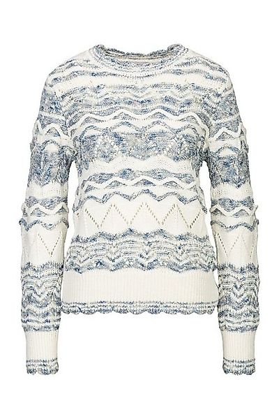 RICHROYAL Strickpullover D-Strick mit abwechslungsreichem Muster günstig online kaufen