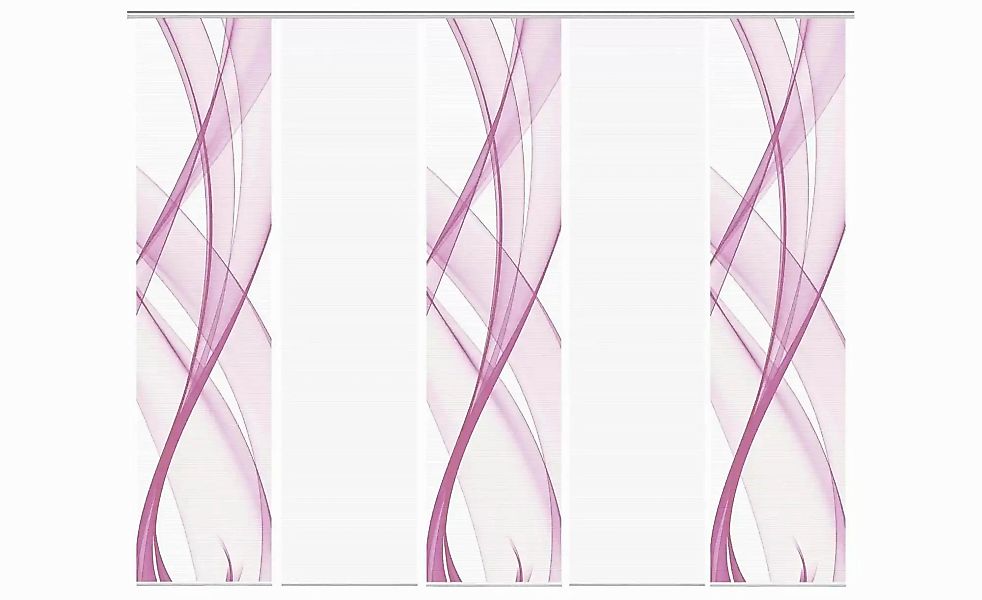 VISION S Schiebevorhang   ¦ rosa/pink ¦ Synthetik ¦ Maße (cm): B: 60 H: 260 günstig online kaufen