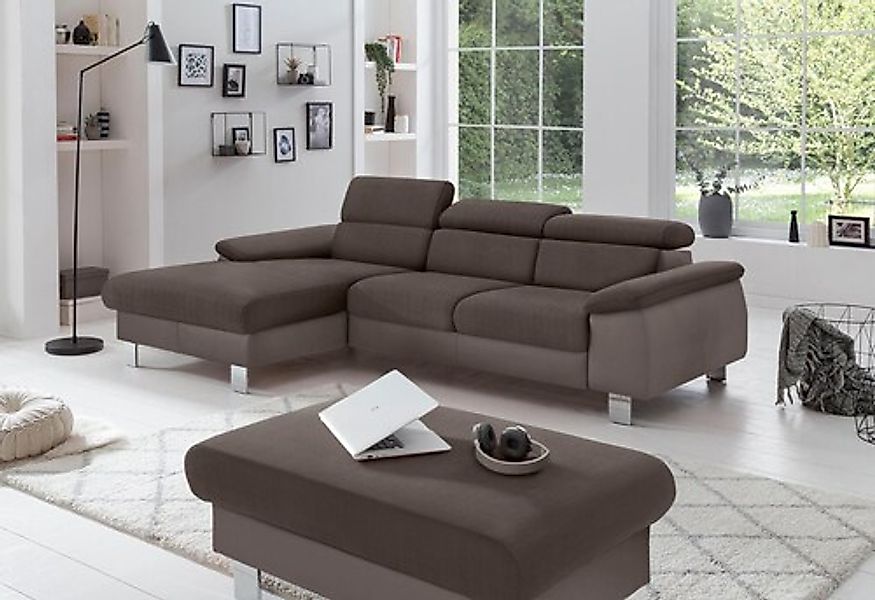 COTTA Polstergarnitur »Komaris L-Form«, (Set), Set bestehend aus: Ecksofa m günstig online kaufen