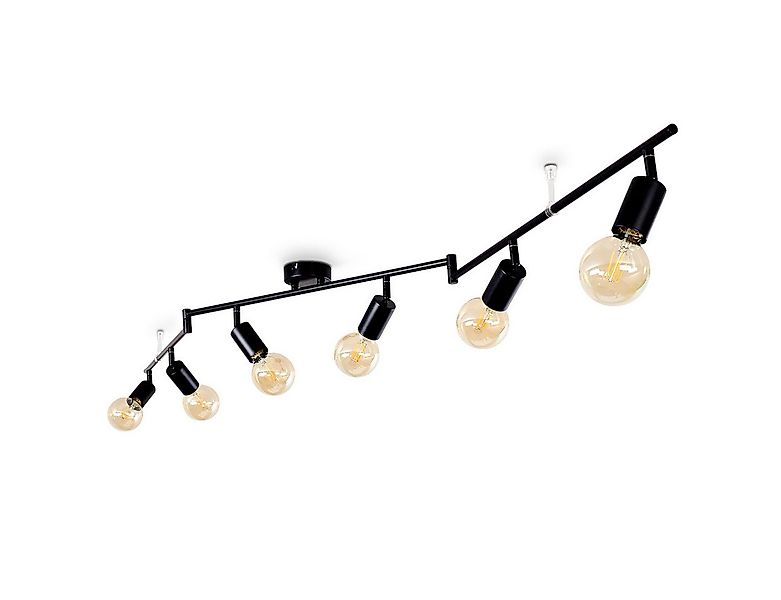 hofstein Deckenleuchte »Agnino« Deckenlampe aus Metall in Schwarz, ohne Leu günstig online kaufen