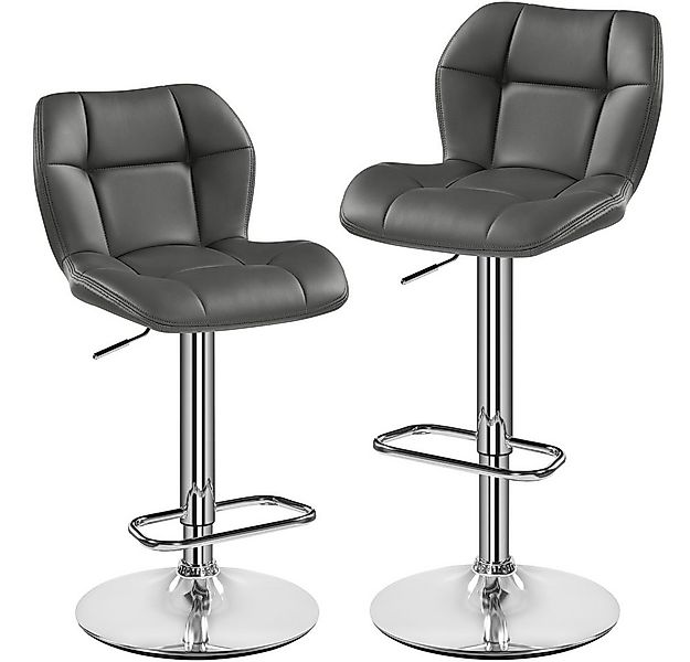 Yaheetech Barhocker (2 St), 1/2/4/6er-Set Barstühle Küchenstühle Bistrohock günstig online kaufen