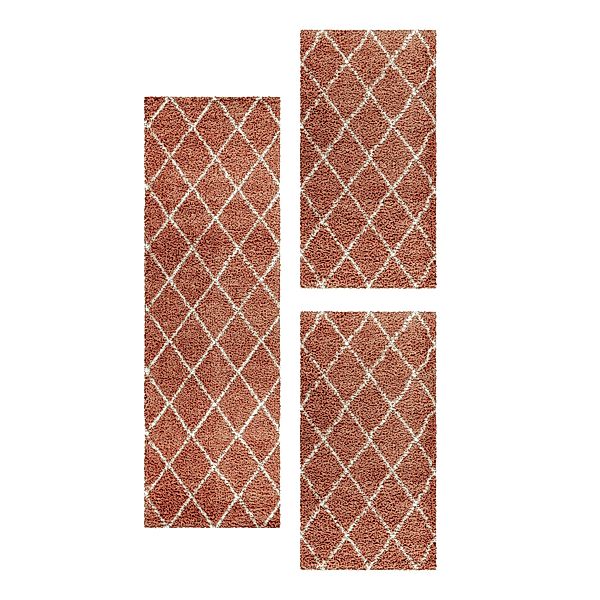 SIMPEX24 Hochflor-Bettumrandung Geometrisch Design, Höhe 30 günstig online kaufen