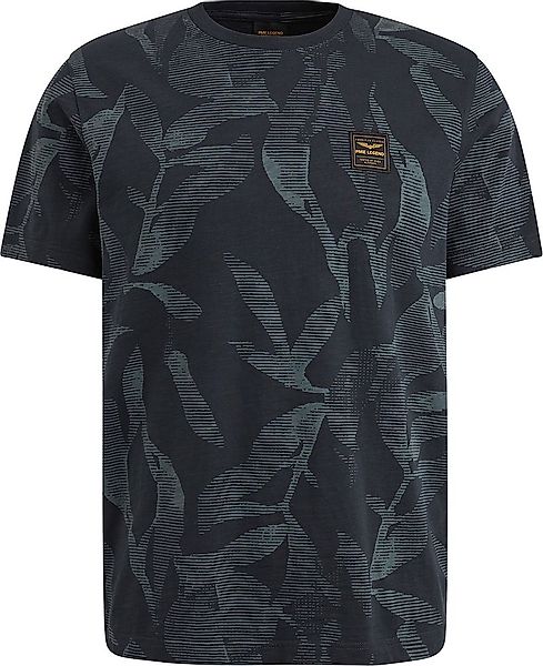 PME Legend T-Shirt Slub Jersey Druck Navy - Größe XL günstig online kaufen