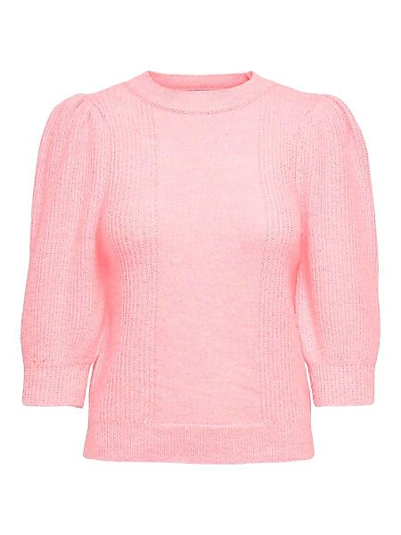 ONLY 2/4-arm Strickpullover Damen Pink günstig online kaufen
