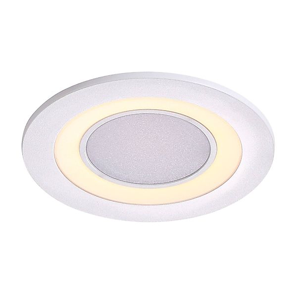LED-Deckeneinbauleuchte Clyde, warmweiß, Ø 8 cm günstig online kaufen