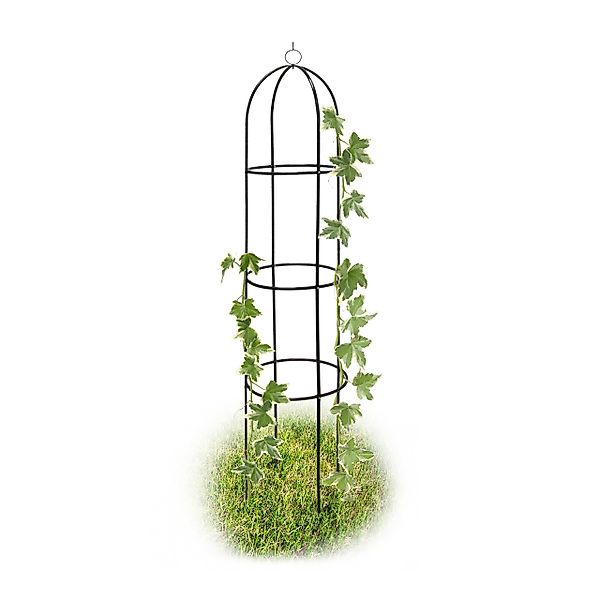 relaxdays Rankhilfe Rankobelisk aus Metall 1,9 günstig online kaufen
