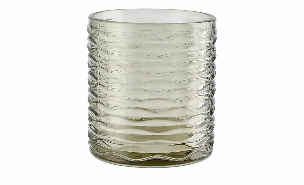 Windlicht   ¦ braun ¦ Glas ¦ Maße (cm): H: 8  Ø: 7 Accessoires > Kerzen & K günstig online kaufen