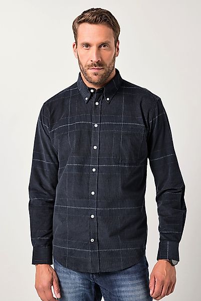 JP1880 Businesshemd JP 1880 Cord-Karohemd Langarm günstig online kaufen