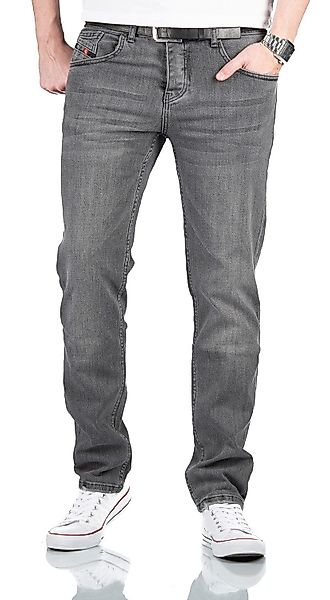 Alessandro Salvarini Straight-Jeans ASArcilio mit Knopfleiste günstig online kaufen