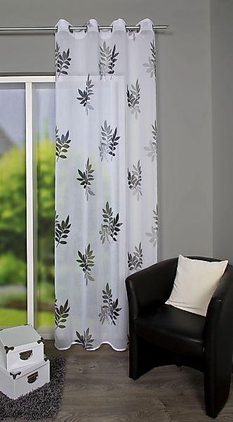 HOME WOHNIDEEN Gardine "BAMBOU" Ösen 1 Stk. tlg. HxB: 245x140, ÖSENSCHAL DR günstig online kaufen
