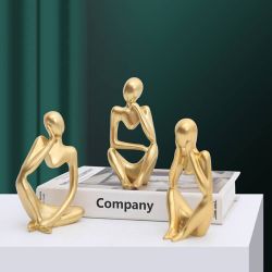 GarveeMore Skulptur 3pcs Abstrakte moderne Denker günstig online kaufen