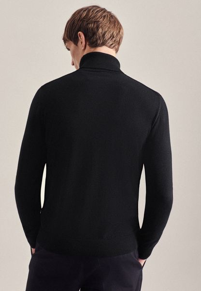 seidensticker Strickpullover Schwarze Rose 1/1 Rundhals günstig online kaufen