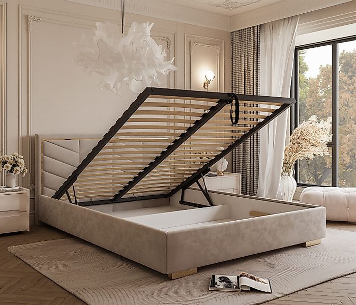 Lookway Polsterbett AURORA mit Bettkasten (mit günstig online kaufen