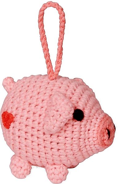 COPPENRATH DIE SPIEGELBURG Schlüsselanhänger Kleines Häkelschwein - Viel Gl günstig online kaufen