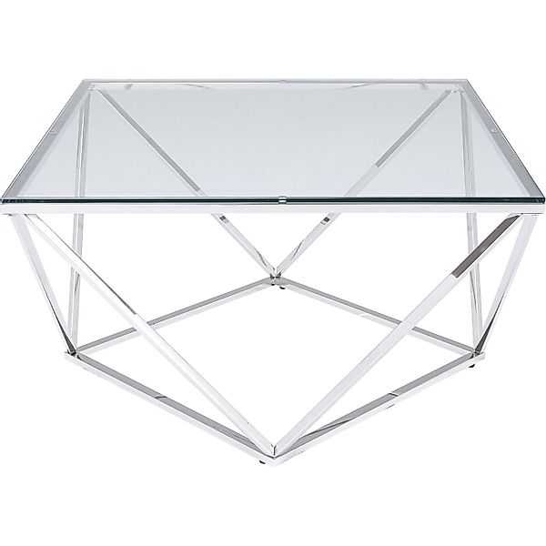 Kare Design Couchtisch Cristallo, 80x80x45 cm günstig online kaufen