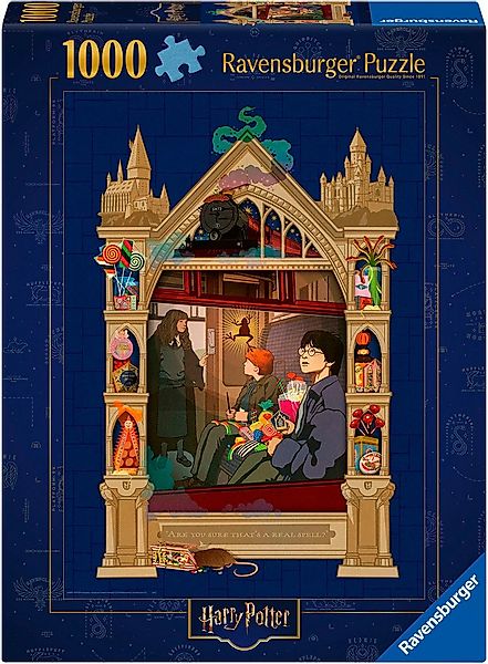 Ravensburger Puzzle Harry Potter auf dem Weg nach Hogwarts, 1000 Puzzleteil günstig online kaufen