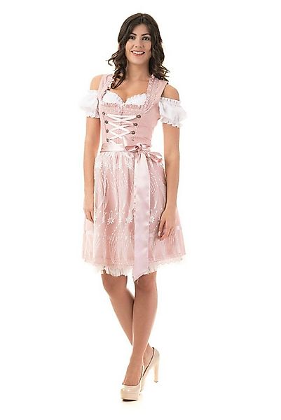 Trachtl Dirndl DIRNDL TRACHTENKLEID DAMEN NICOLE IN ROSA 3.TLG 38 günstig online kaufen