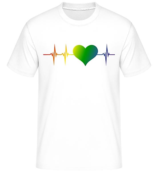 LGBTQ Herzschlag · Shirtinator Männer T-Shirt günstig online kaufen