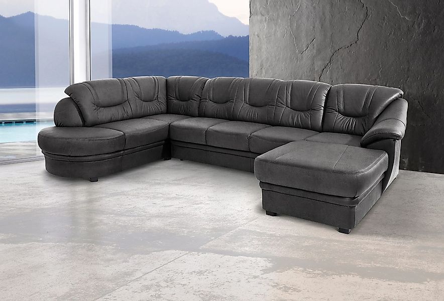 sit&more Wohnlandschaft »Savoni U-Form« wahlweise mit Bettfunktion günstig online kaufen