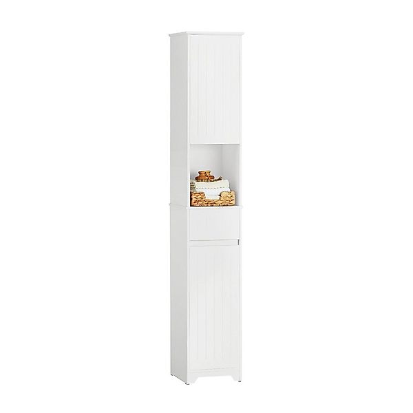 SoBuy Hochschrank BZR109, Badschrank schmal, Badregal, günstig online kaufen